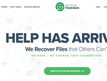 Tablet Screenshot of getyourfilesback.com